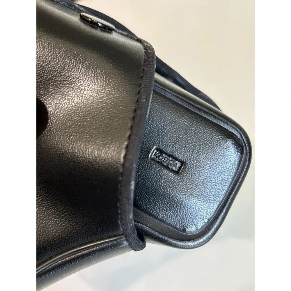 Black Faux Leather Ever-Ready 35mm SLR Camera Case - Vintage Korea